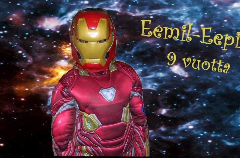 Naamiaissynttärit a’la Eemil-Eepi 9 vuotta: hatun syöntiä ja Avengereitä